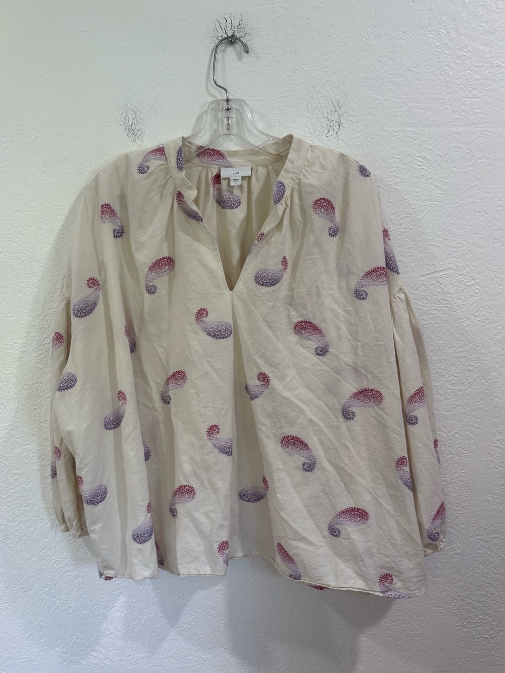J. Jill Oversized Paisley Blouse